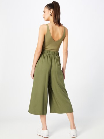 VILA Wide Leg Hose 'Vero' in Grün