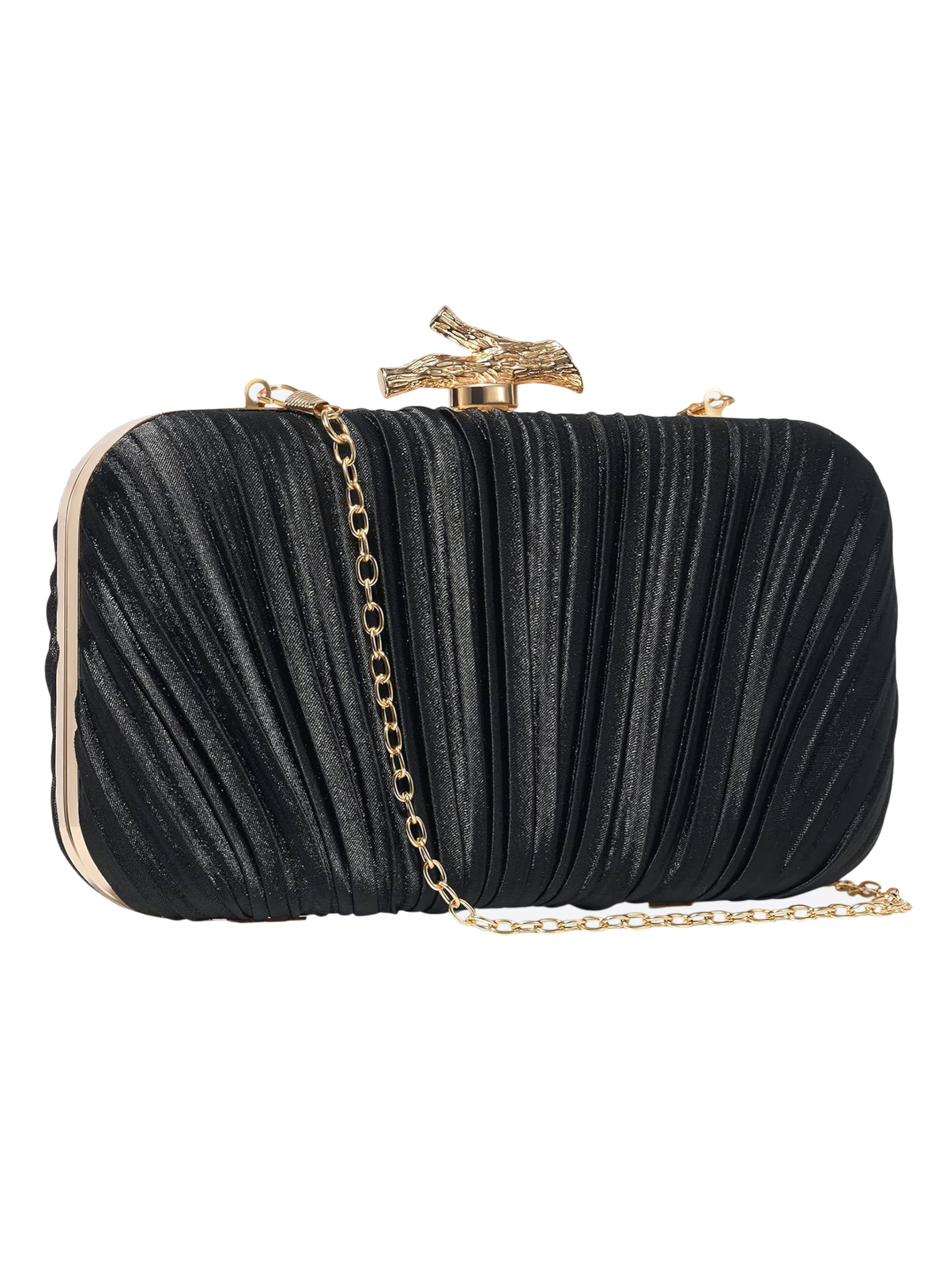 Magicshe Clutch in Black: front