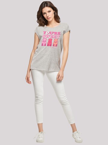 T-shirt 'Valentinstag You're Sweet Gummy Bears' F4NT4STIC en gris