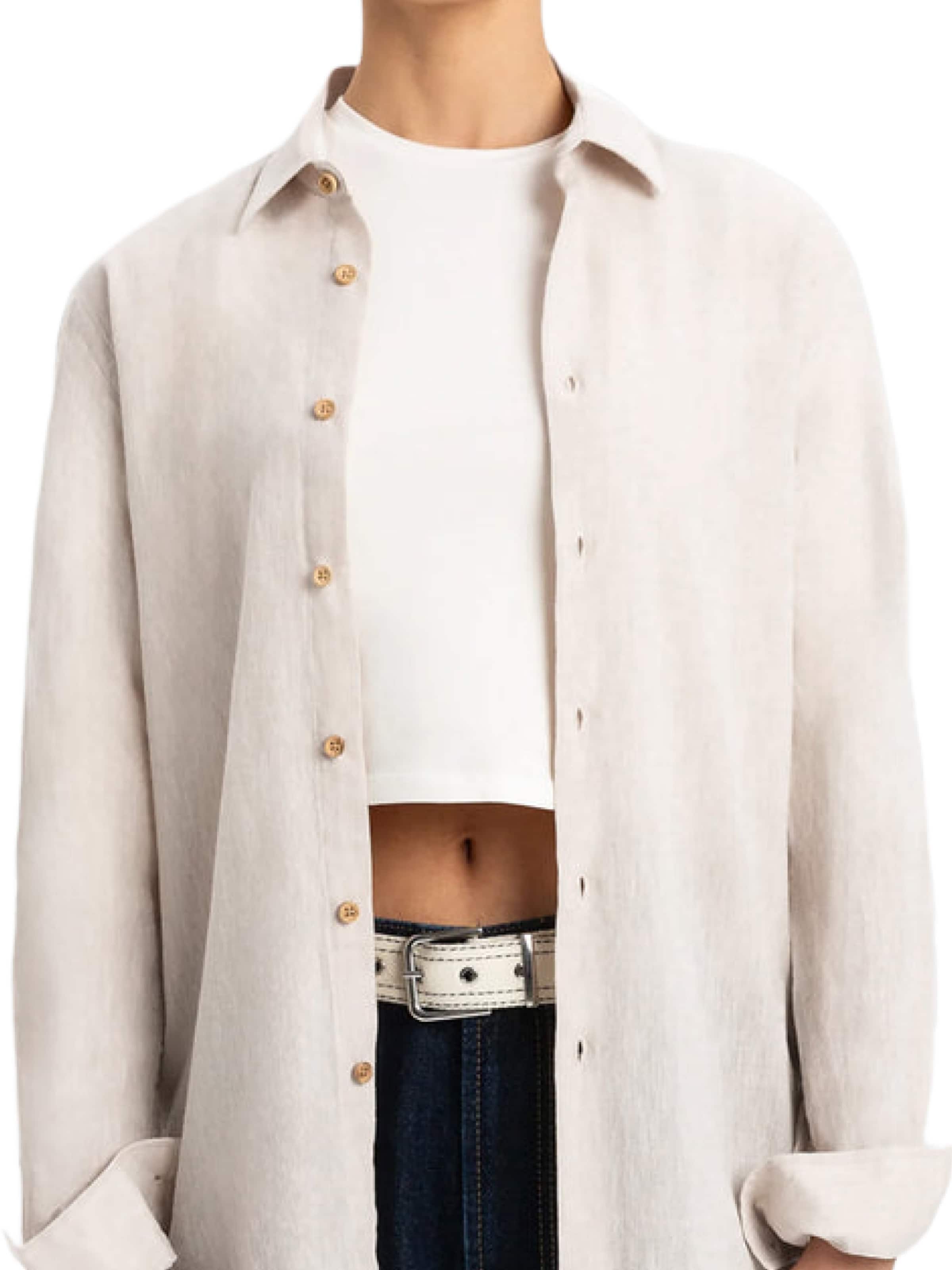 UNIQVIBE Blouse in Beige