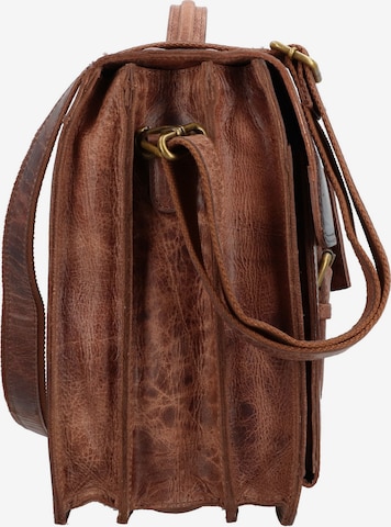 Greenland Nature Document Bag 'Mascu & Line' in Brown