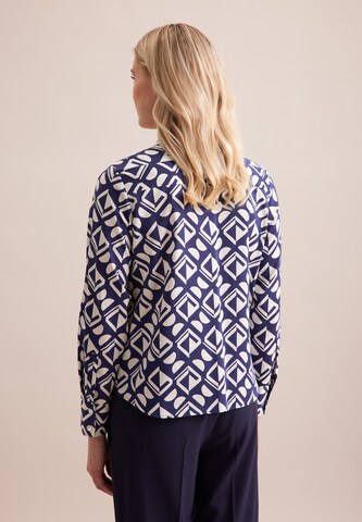 Chemisier 'The Statement Prints' SEIDENSTICKER en bleu