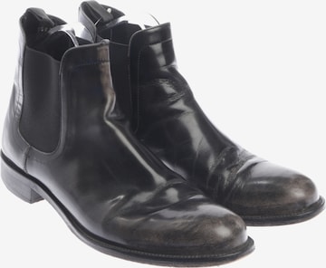 BOSS Black Stiefeletten 41 in Schwarz: Vorderseite