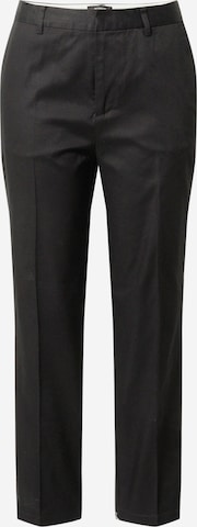 Effilé Pantalon à plis 'Abott' SCOTCH & SODA en noir : devant