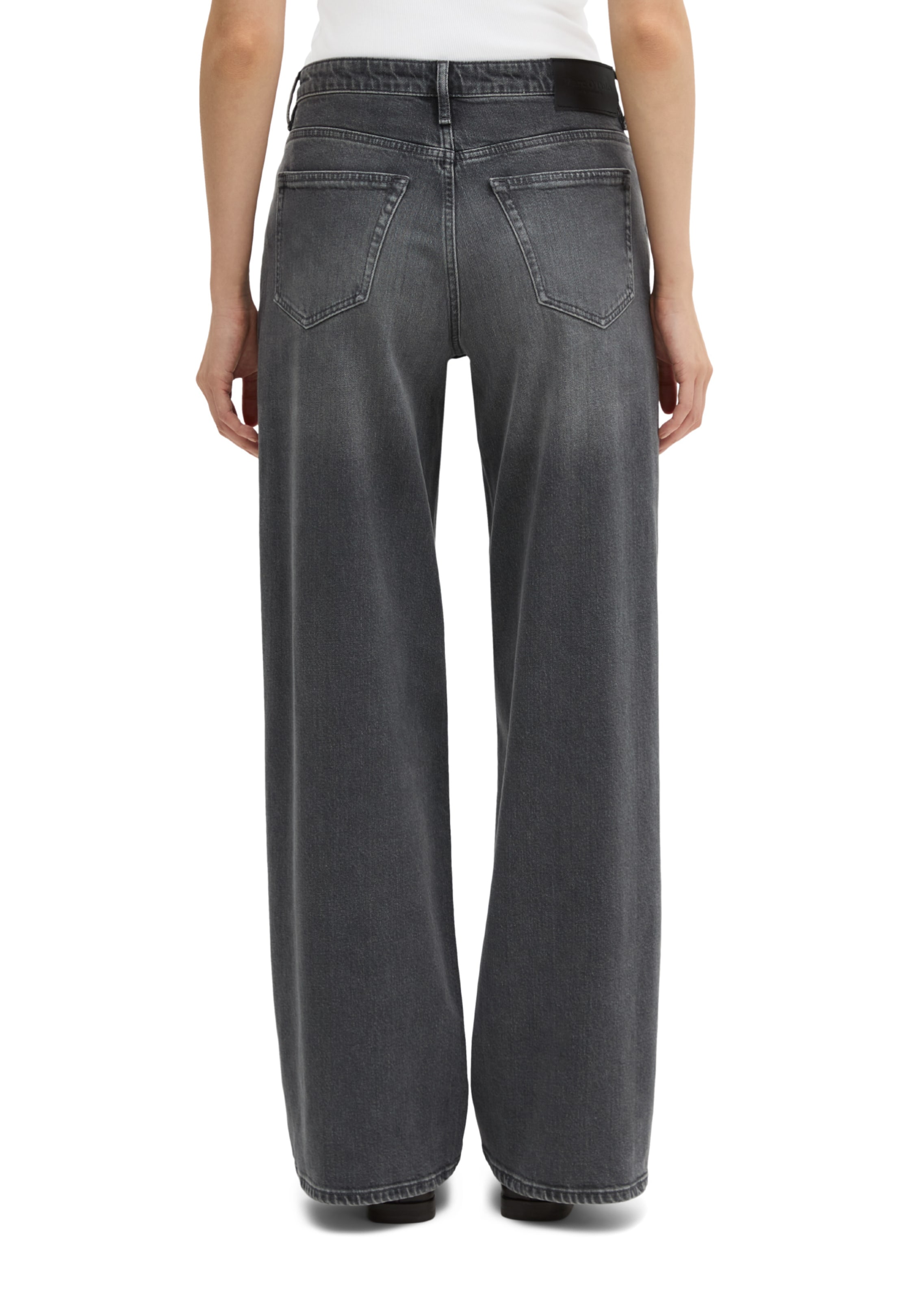 Marc O'Polo Wide leg Jeans 'Tolva' in Grijs