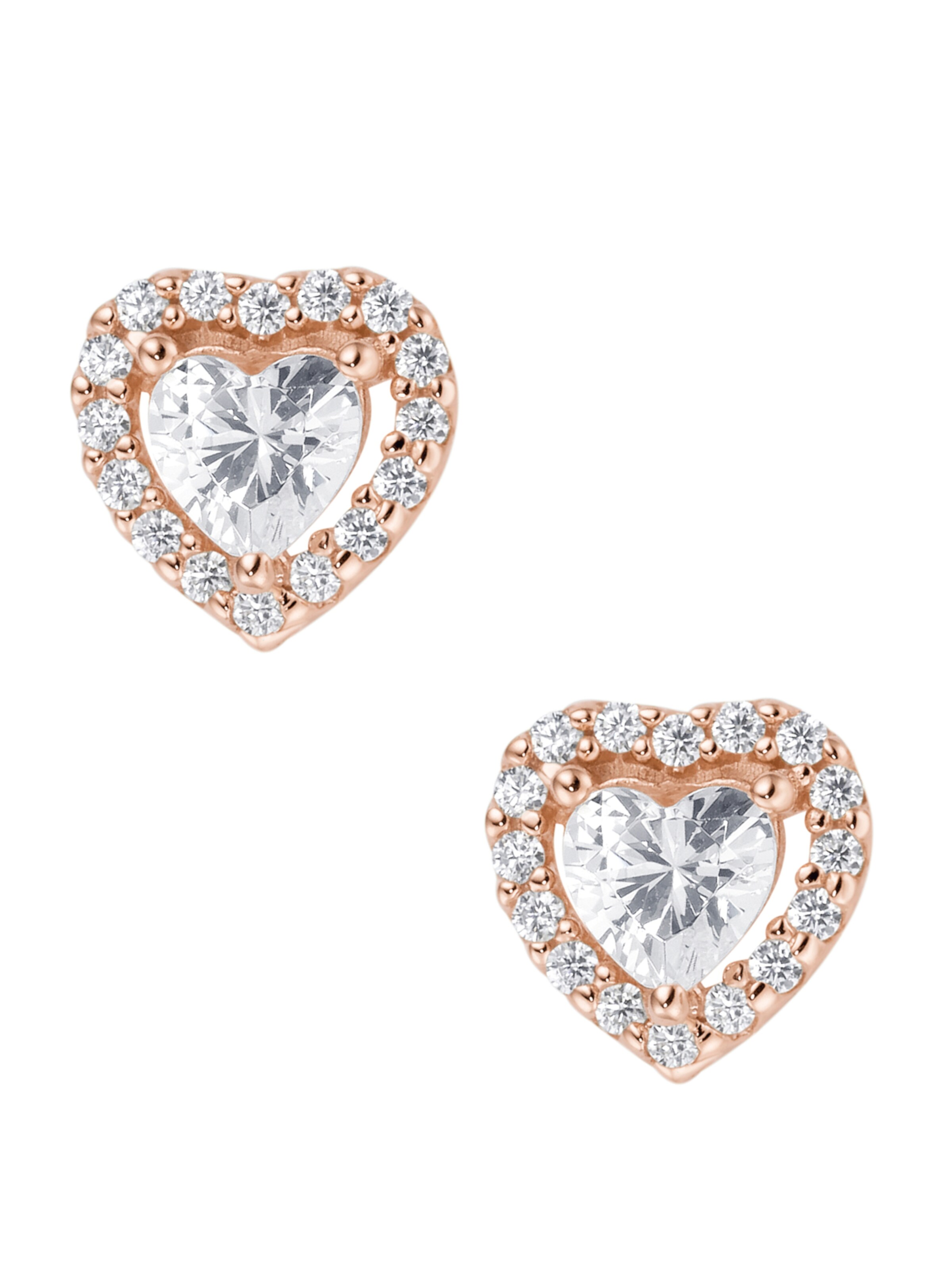 Orecchini in One Size Smart Jewel di colore oro rosé, Visualizzazione prodotti
