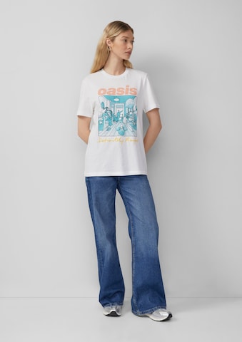 T-shirt QS en blanc