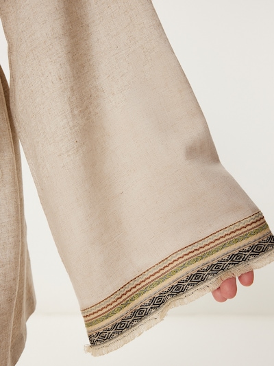 Happiness İstanbul Kimono en beige / olive / noir, Vue avec produit