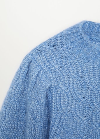 MANGO Sweter 'Trencio' w kolorze niebieski