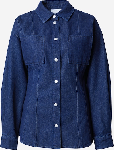 VILA Välikausitakki värissä sininen denim, Tuotenäkymä