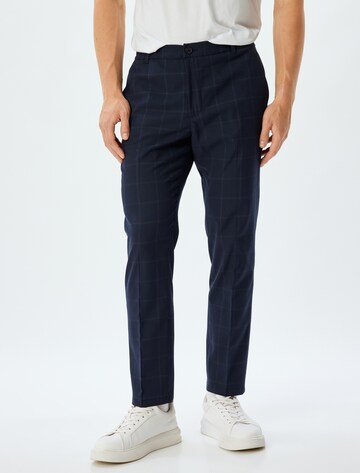 Koton Regular Chino in Blauw: voorkant