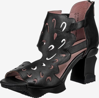 Laura Vita Arcmanceo 0821 Klassische Sandaletten in schwarz, Produktansicht