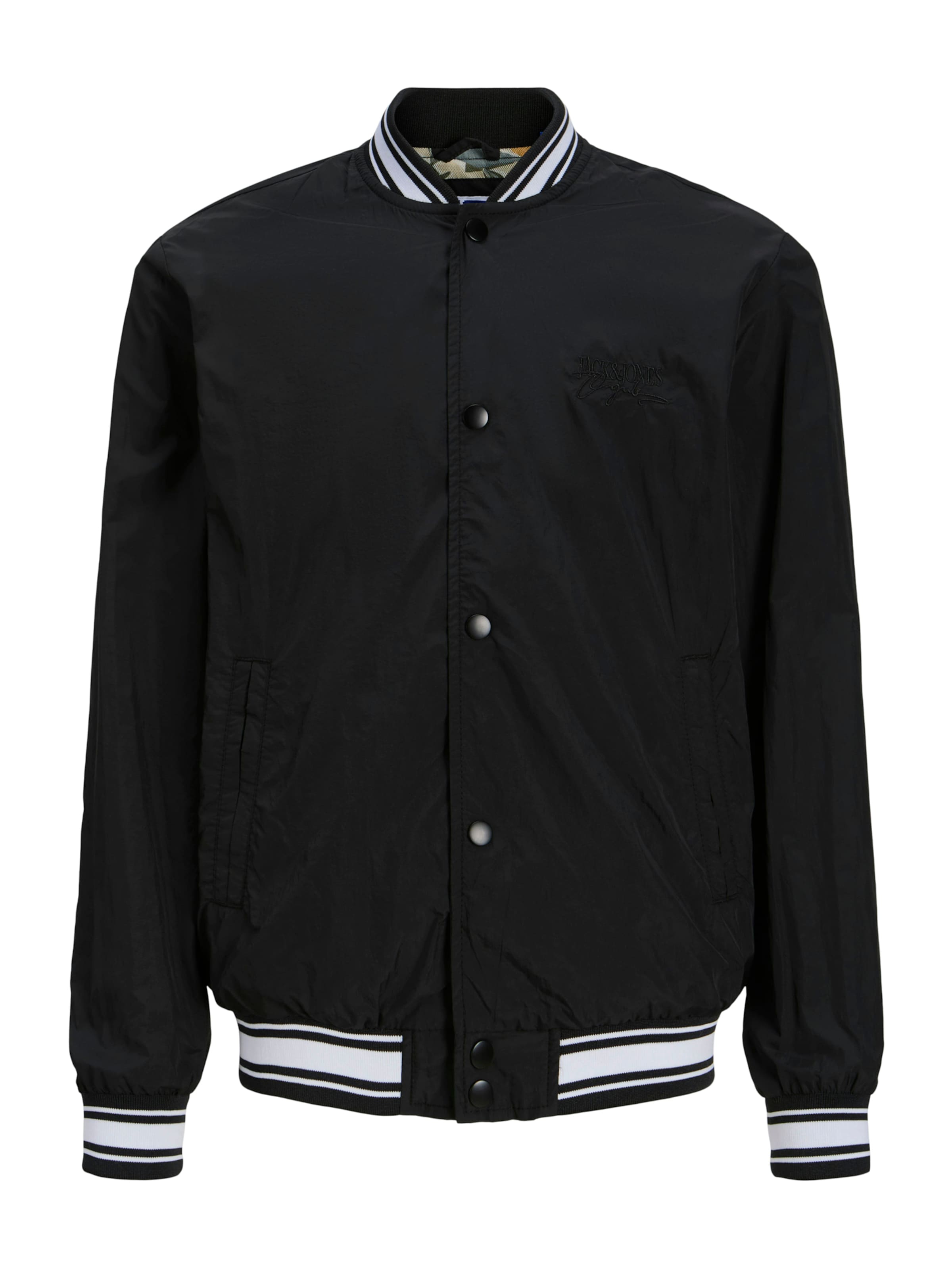 Jack & Jones Junior Overgangsjakke 'JORAlmeria' i sort: forside