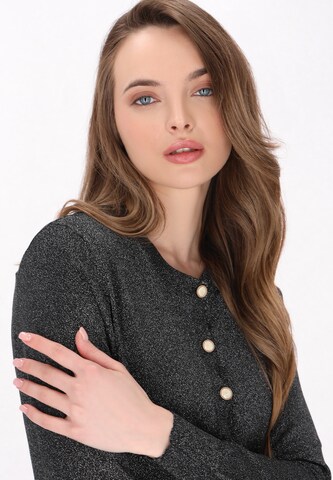 DreiMaster Klassik Вязаная кофта 'Classic Look' в Черный