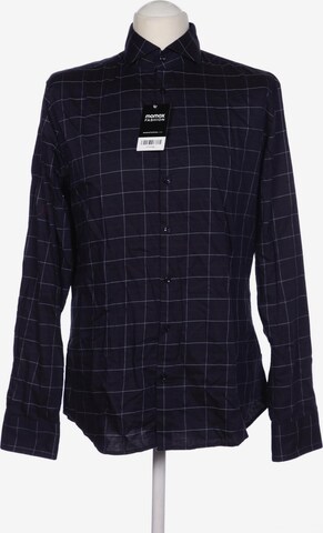 SEIDENSTICKER Button Up Shirt in M in Blue: front