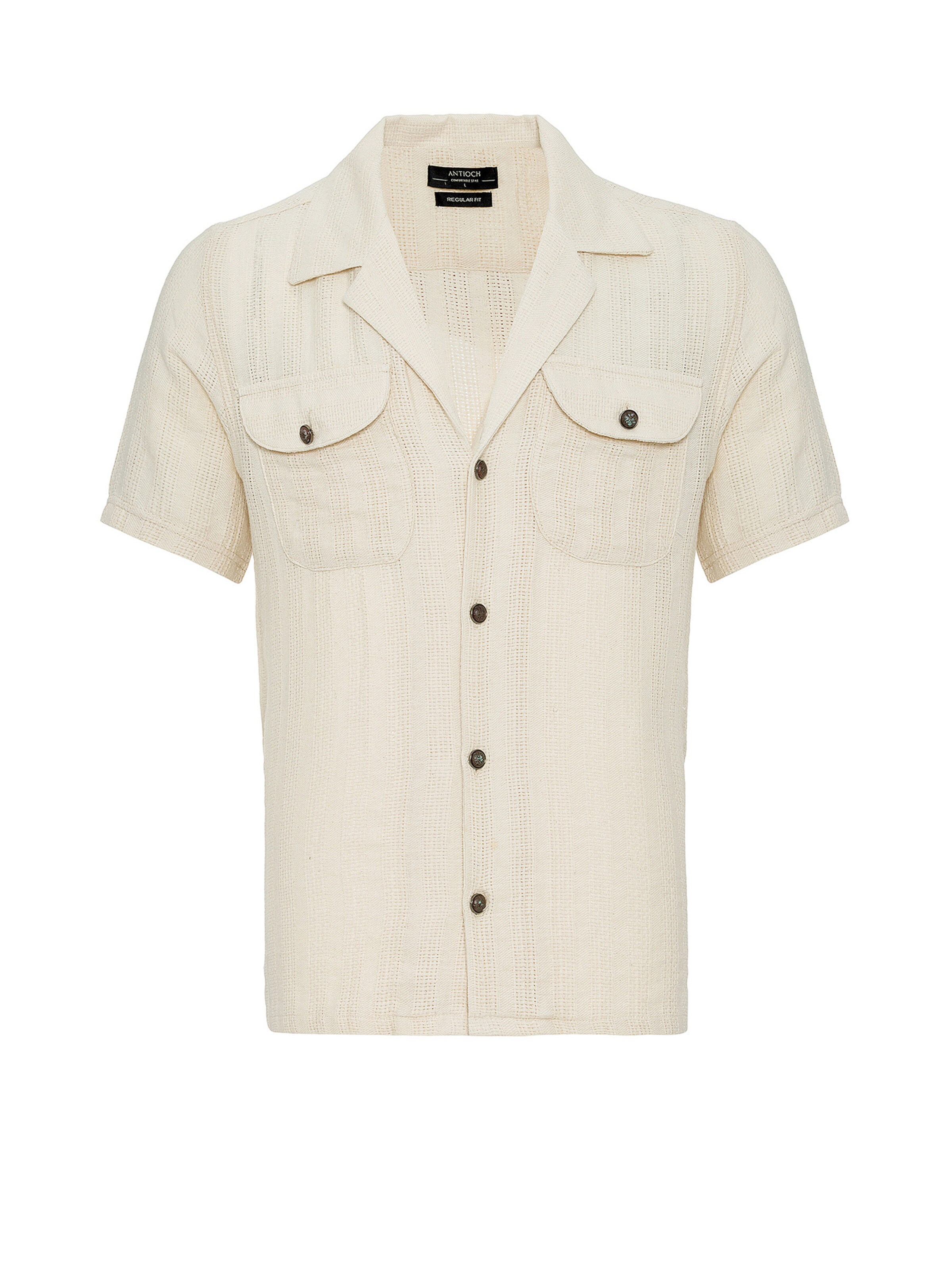 Coupe regular Chemise Antioch en beige : devant