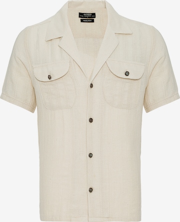 AntiochRegular Fit Košulja - bež boja: prednji dio