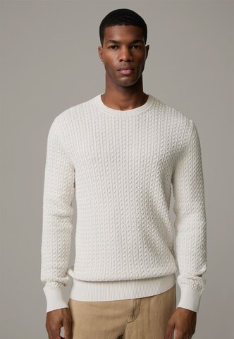 STRELLSON Sweater 'Kito' in White: front