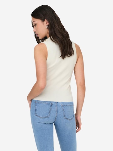 Top in maglia 'Nanna' di Jaqueline de Yong in beige