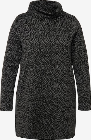 Ulla Popken Sweatshirt in Schwarz: predná strana