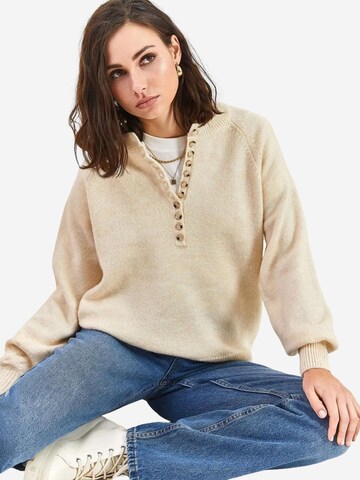Pull-over 'Pullover' Bianco Lucci en marron