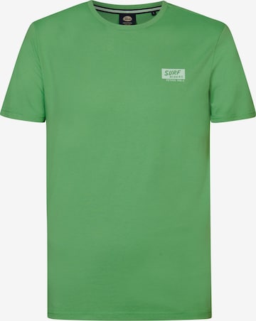 Petrol Industries Shirt 'Waikiki Beach' in Green: front