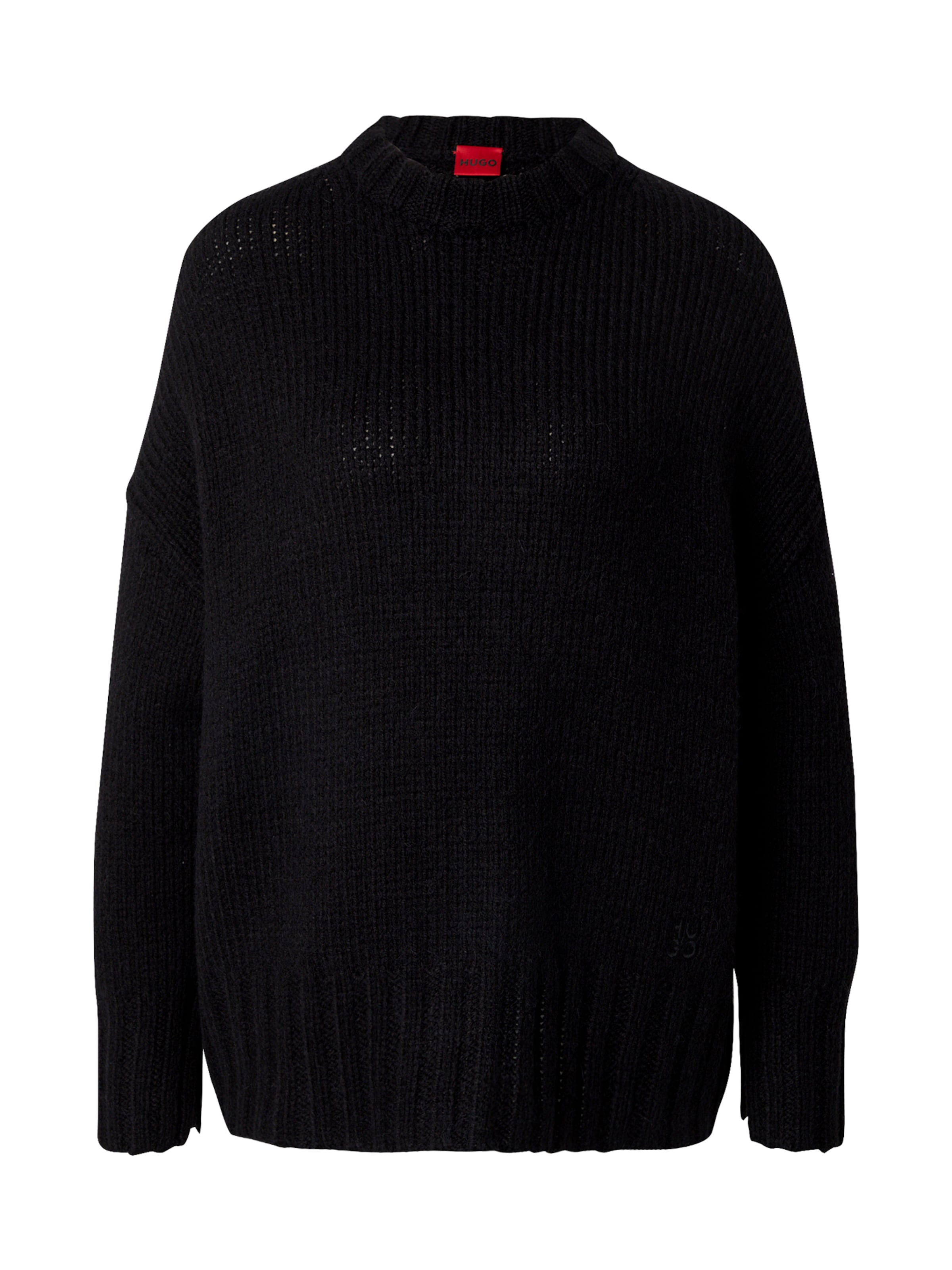 Pull-over &#x27;Siolino&#x27; HUGO en noir : devant