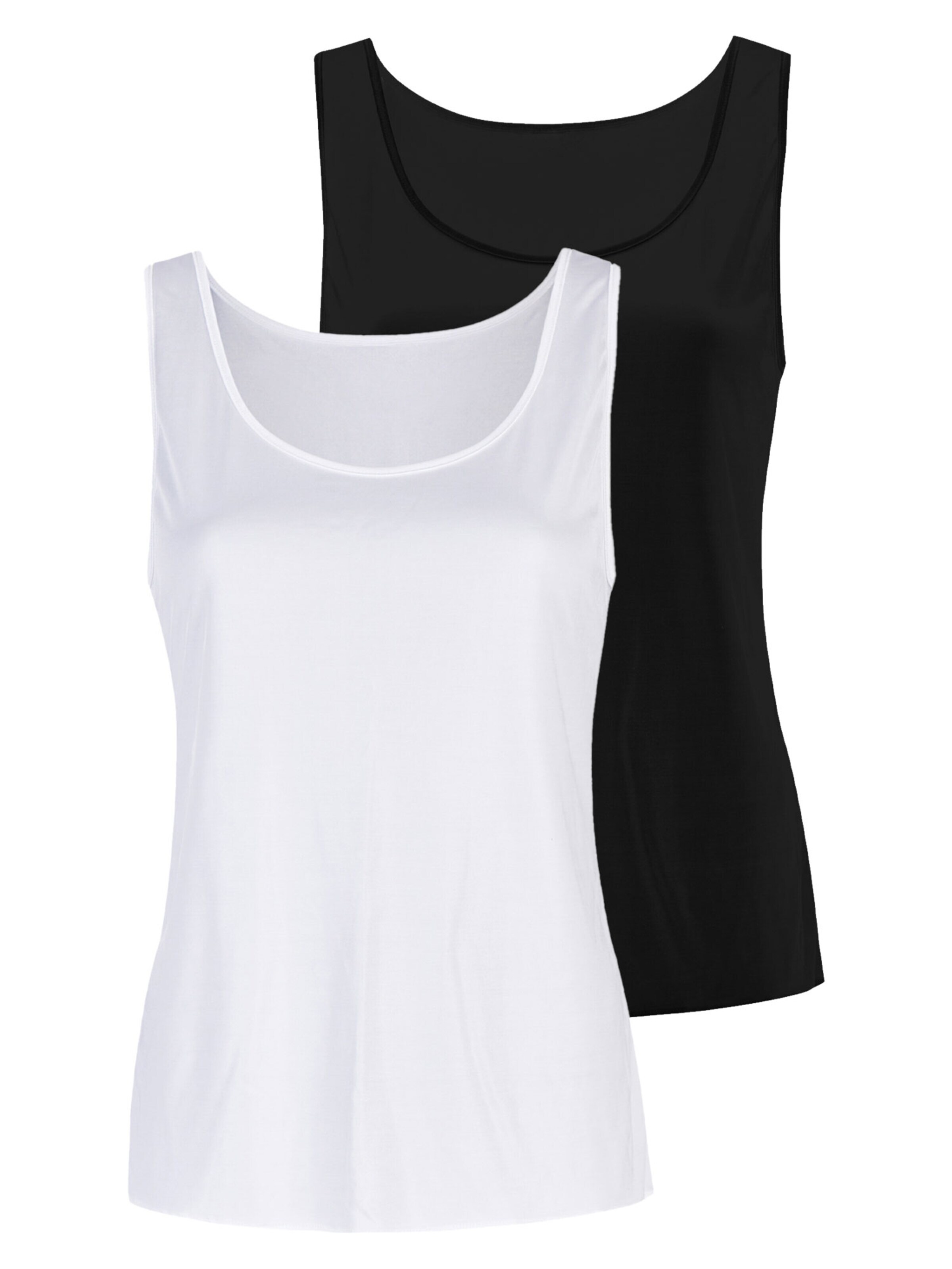 Nina von C. Undershirt 'Elegance' in White: front
