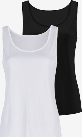 Nina von C. Undershirt 'Elegance' in White: front