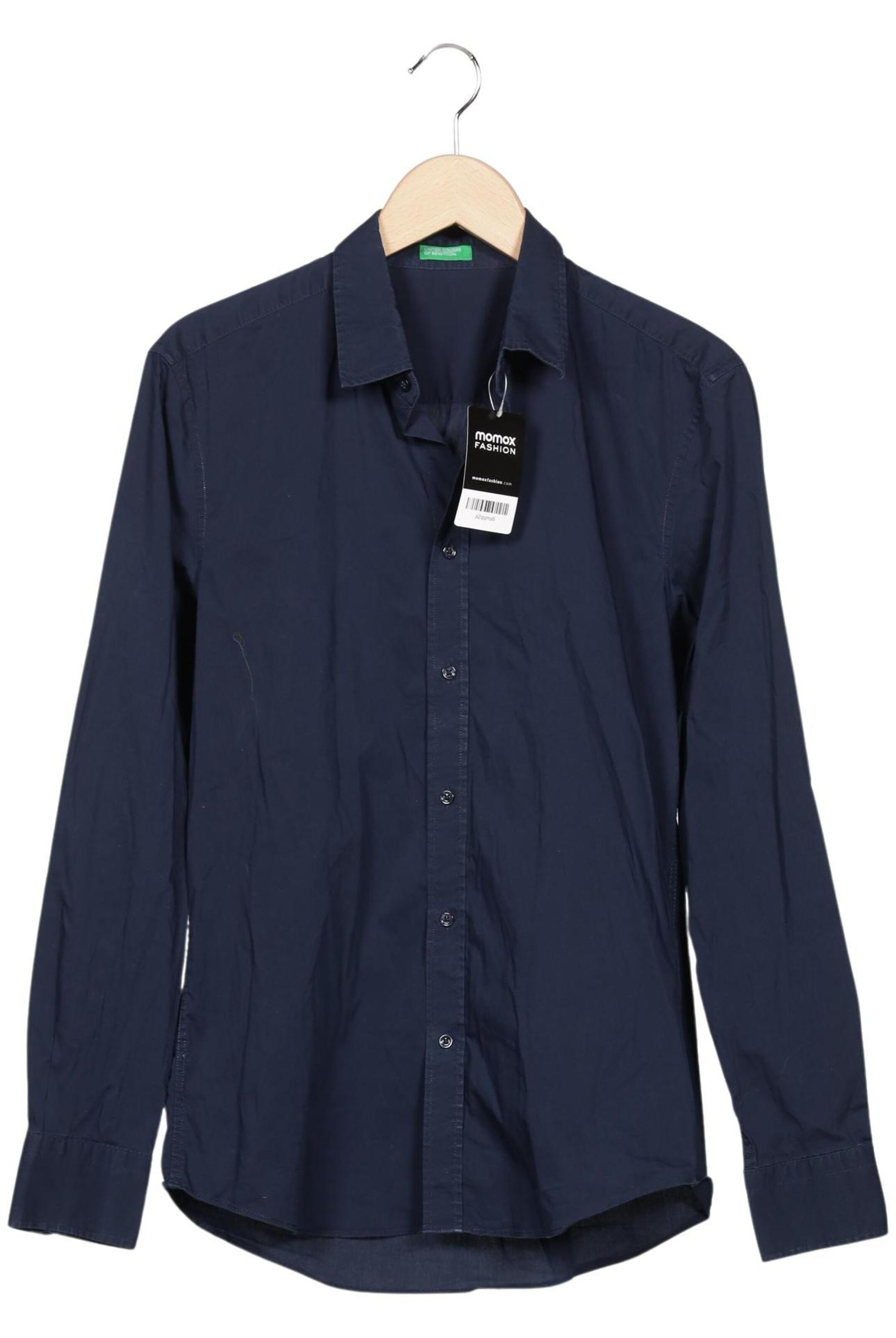 UNITED COLORS OF BENETTON Button Up Shirt in M in Blue: front
