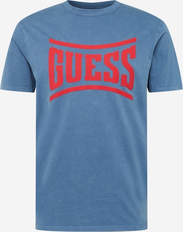 GUESS T-Shirt in Blau: predná strana