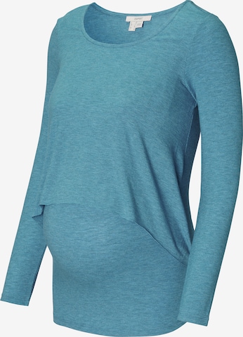 Esprit Maternity Shirt in Blue: front