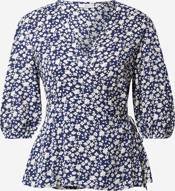 minimum Blouse 'MELANY' in Blauw: voorkant