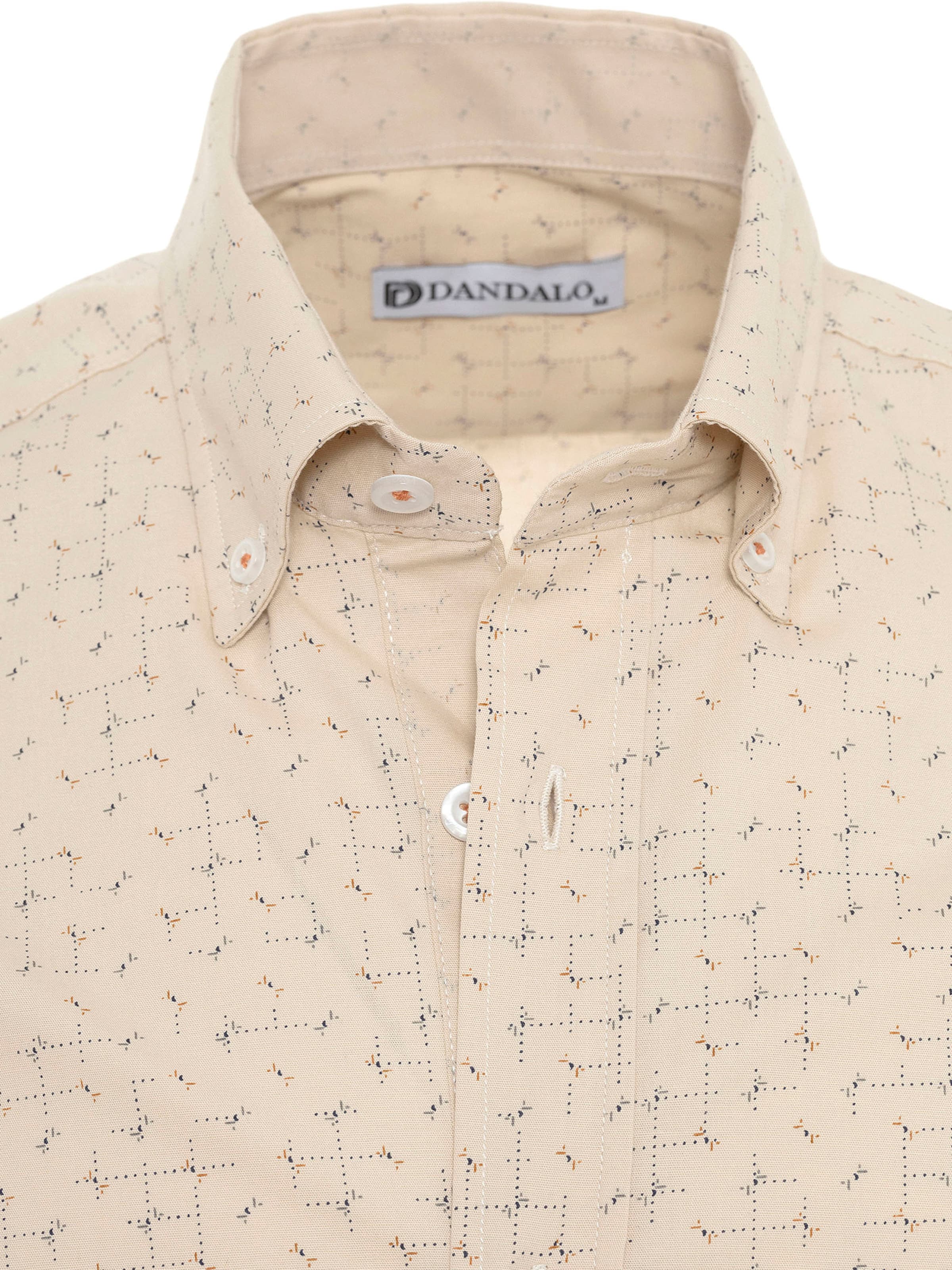 Coupe regular Chemise 'Sullivan' Dandalo en beige