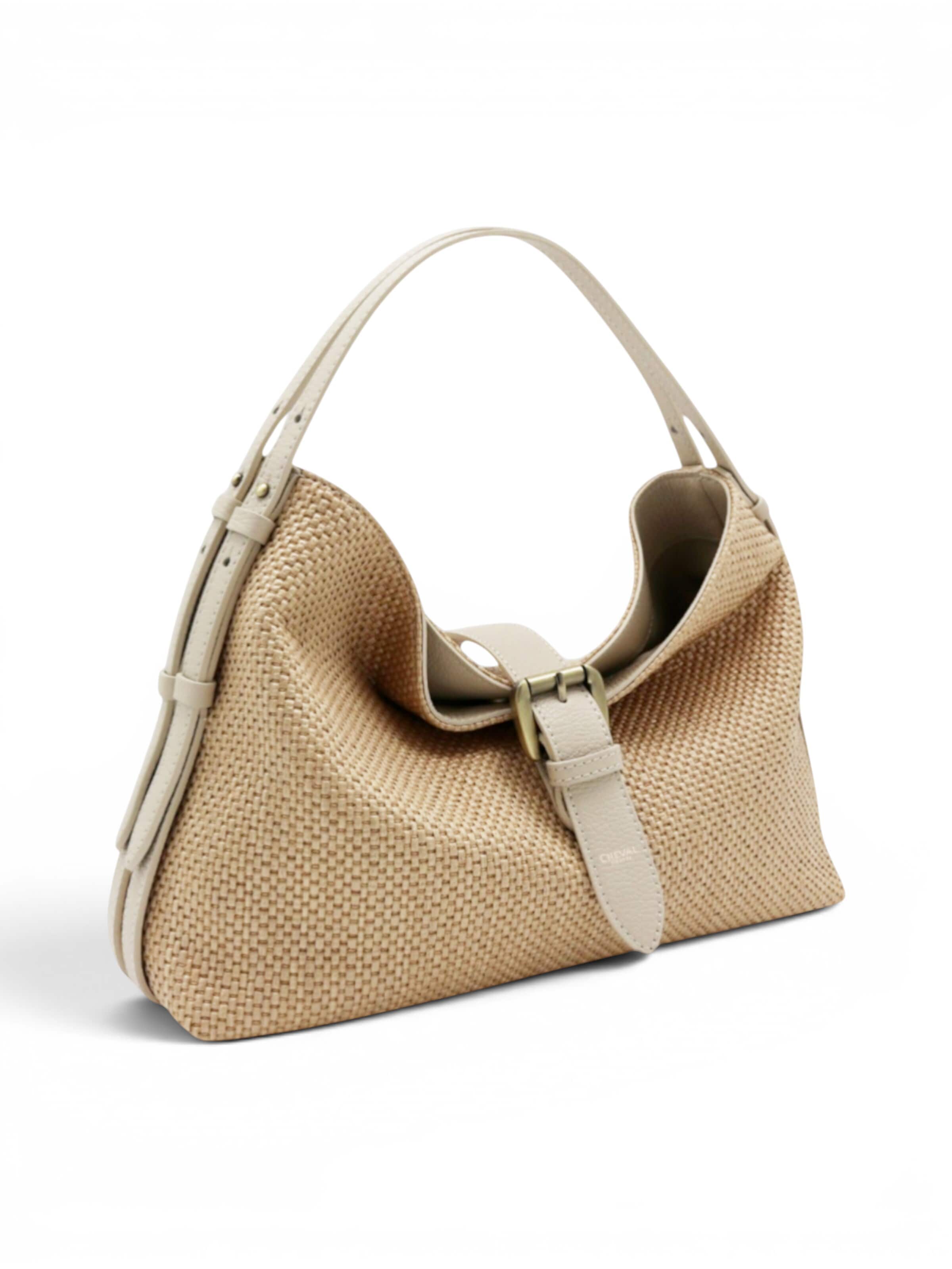 Borsa a spalla di Cheval Firenze in beige