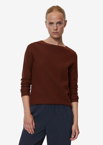 Pull-over Marc O'Polo en marron : devant