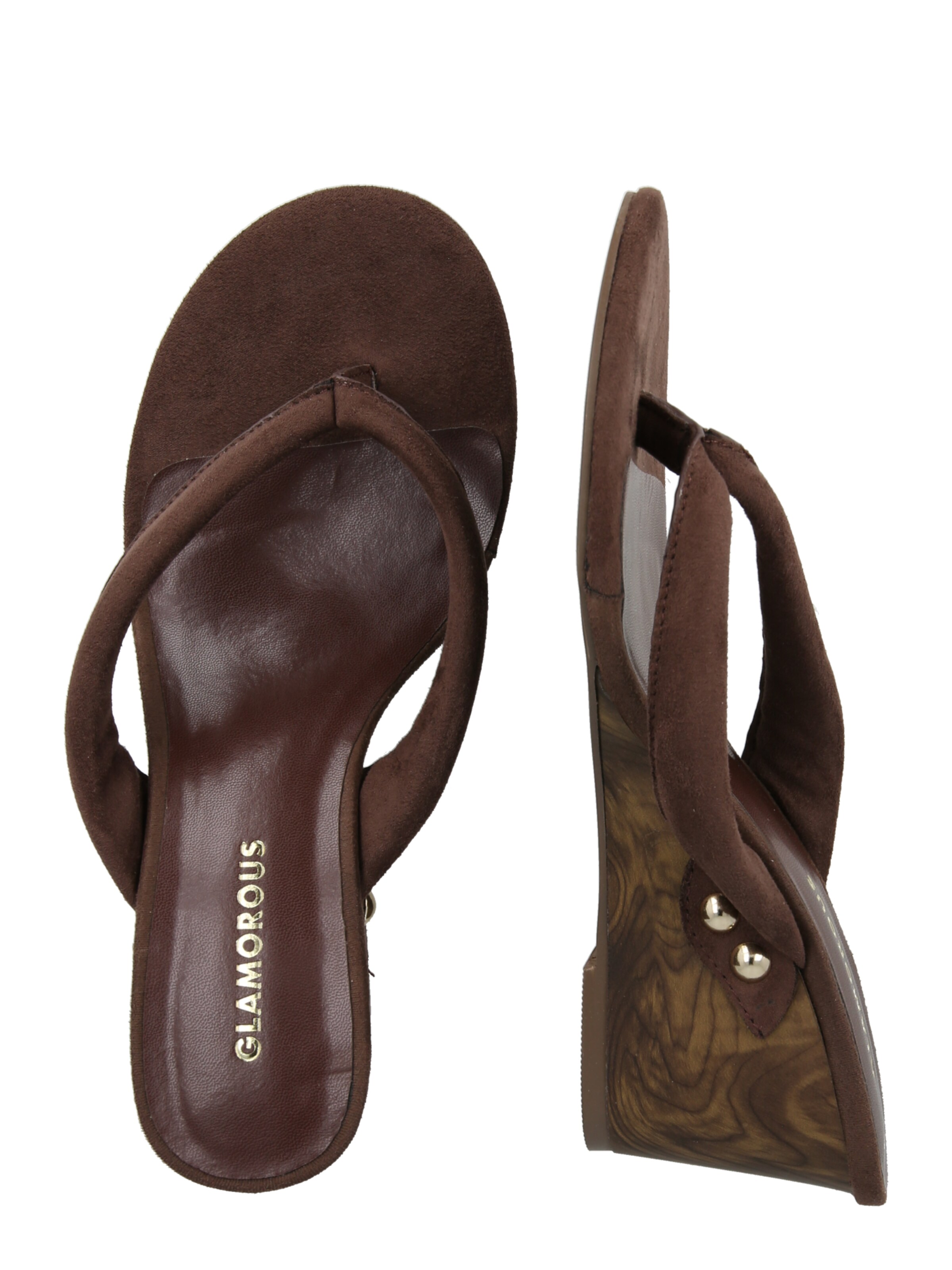 Séparateur d'orteils GLAMOROUS en marron