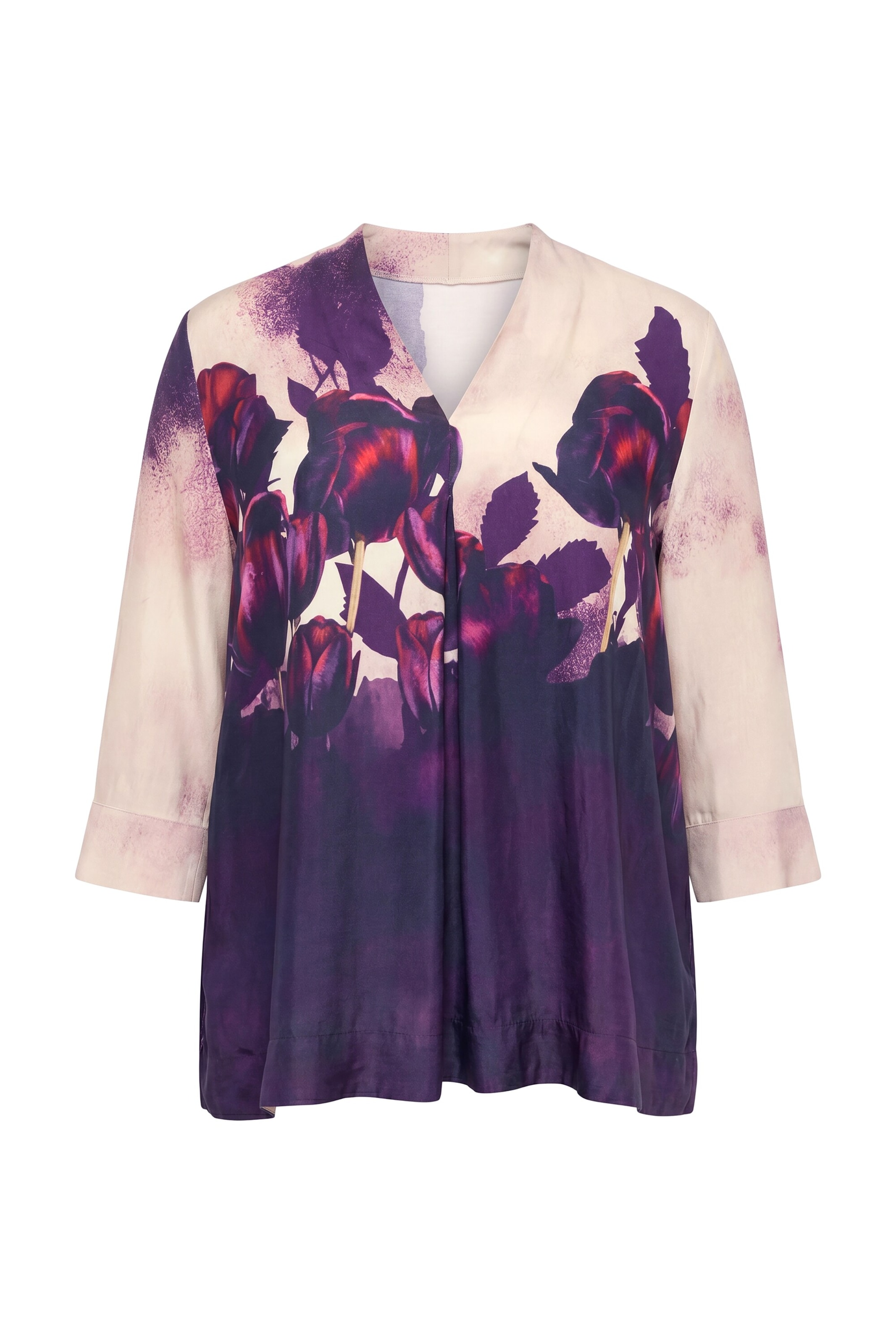 Ulla Popken Tunic in Purple: front