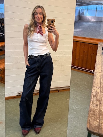 Hoermanseder Свободный крой Джинсы 'Josefina' в Синий