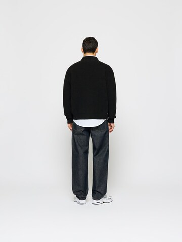 Burocs Knit Cardigan in Black