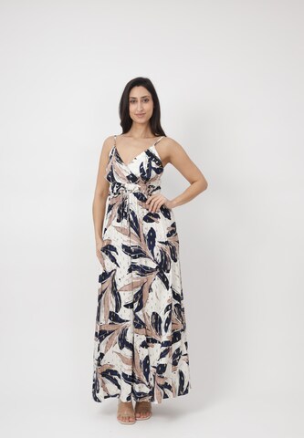 Elara Kleid in Weiß: Vorderseite