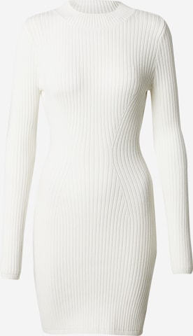 HOLLISTER Knitted dress in White: front