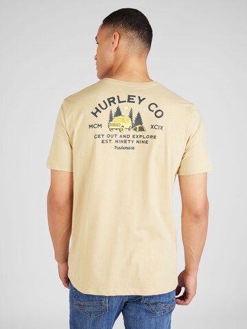 Hurley Functioneel shirt in Beige