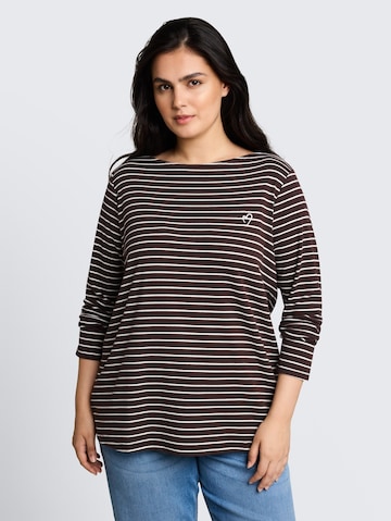 Tom Tailor Women + Shirt in Brown: front