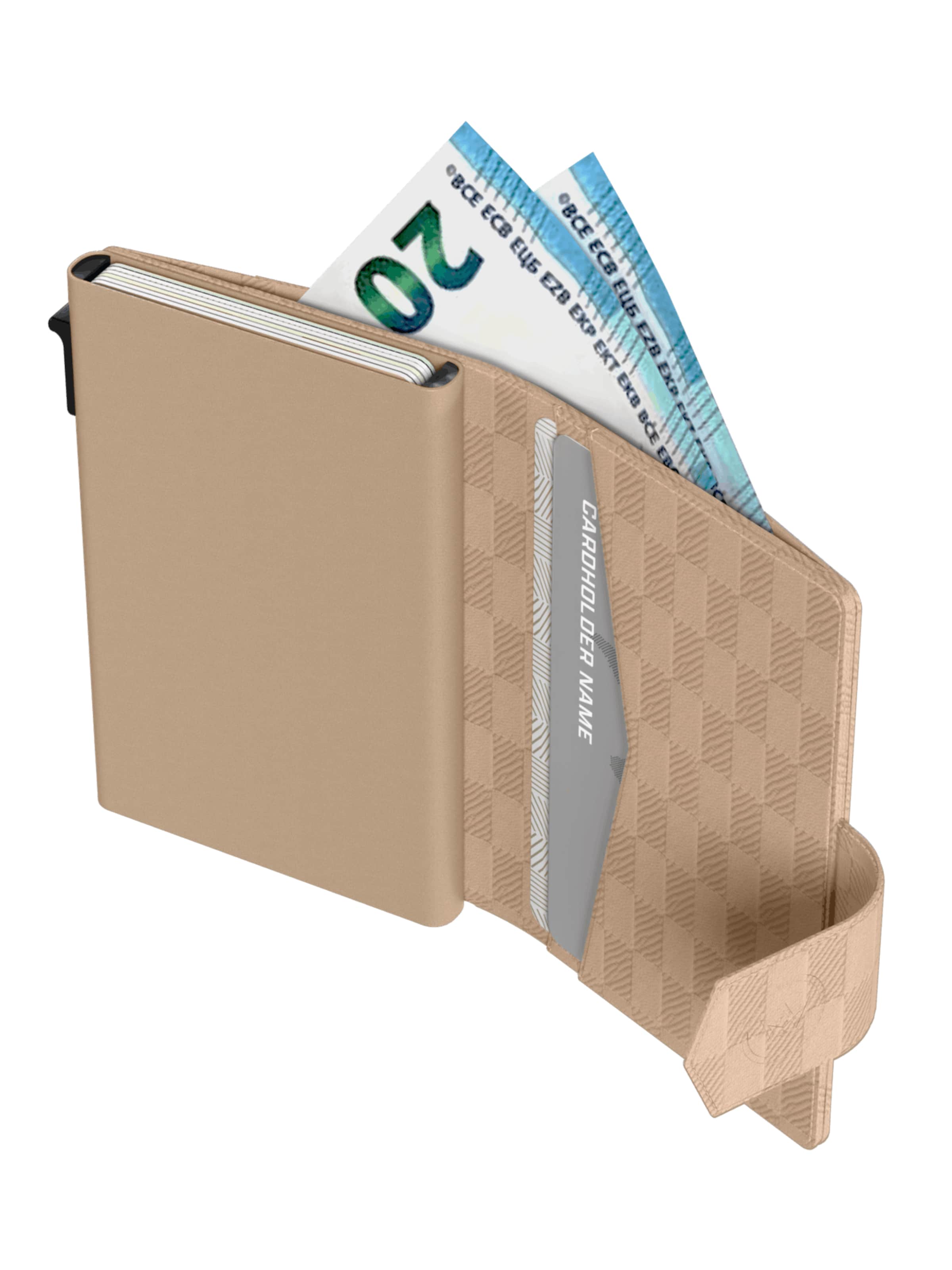 Porte-monnaies 'Pasjeshouder Plus Panel' Prowallet en marron