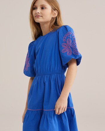 WE Fashion Obleka | modra barva: sprednja stran