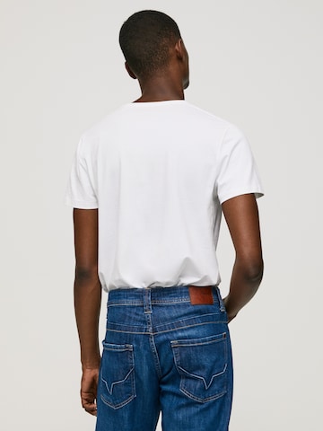 T-Shirt Pepe Jeans en blanc