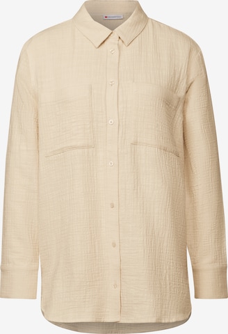 STREET ONE Bluse in Beige: Vorderseite