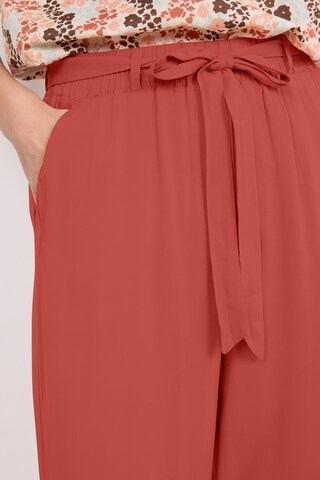 Soyaconcept Wide leg Bandplooibroek 'RADIA' in Rood