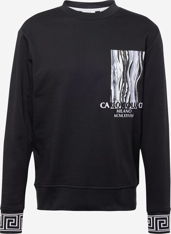 Carlo Colucci Sweatshirt 'De Pascalis' in Black: front
